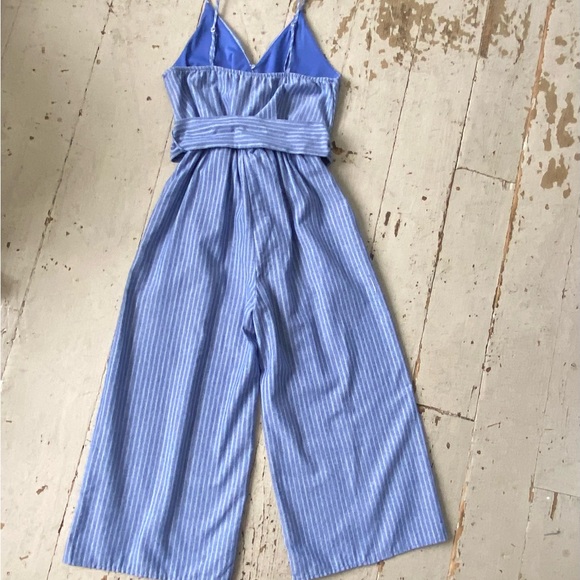Sienna Sky Stripe Chambray Jumpsuit - Picture 10 of 10